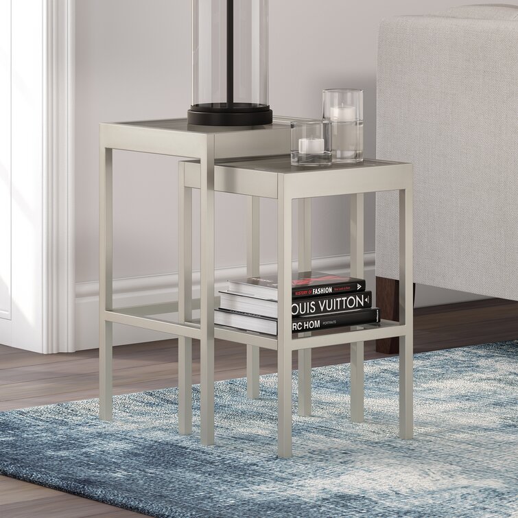 Wayfair nest of on sale tables grey